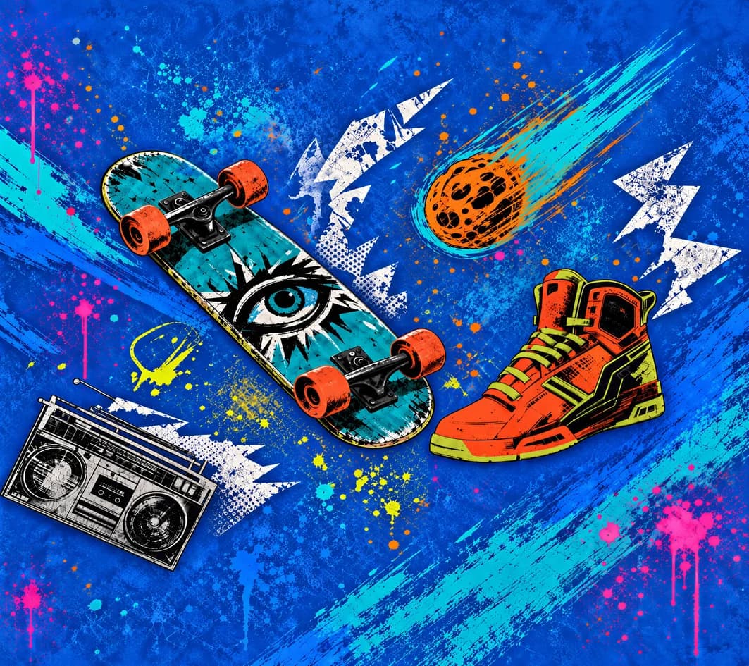 Skate Cosmos wrap bottle